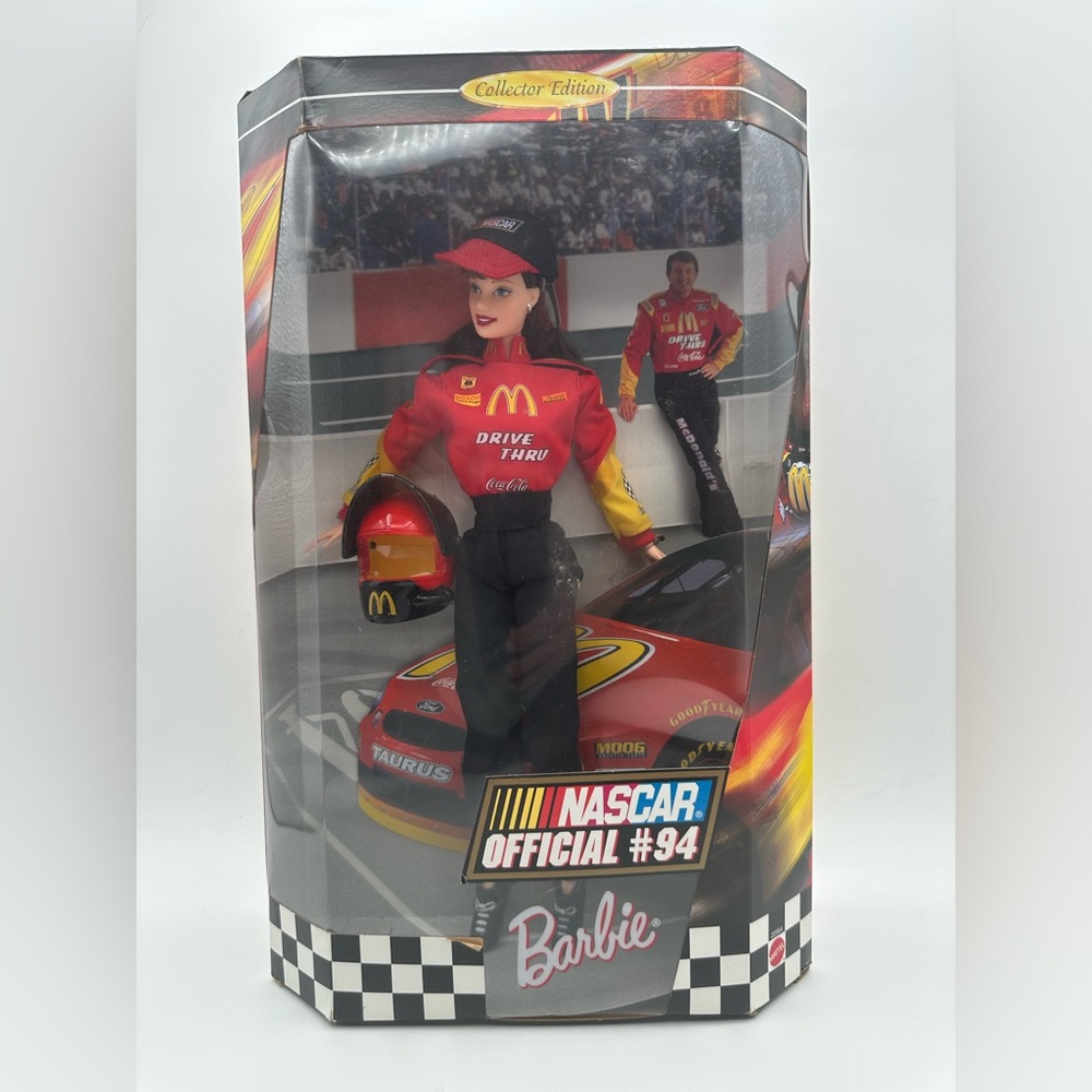 NASCAR Official Barbie 1999 McDonald Bill Elliott #94